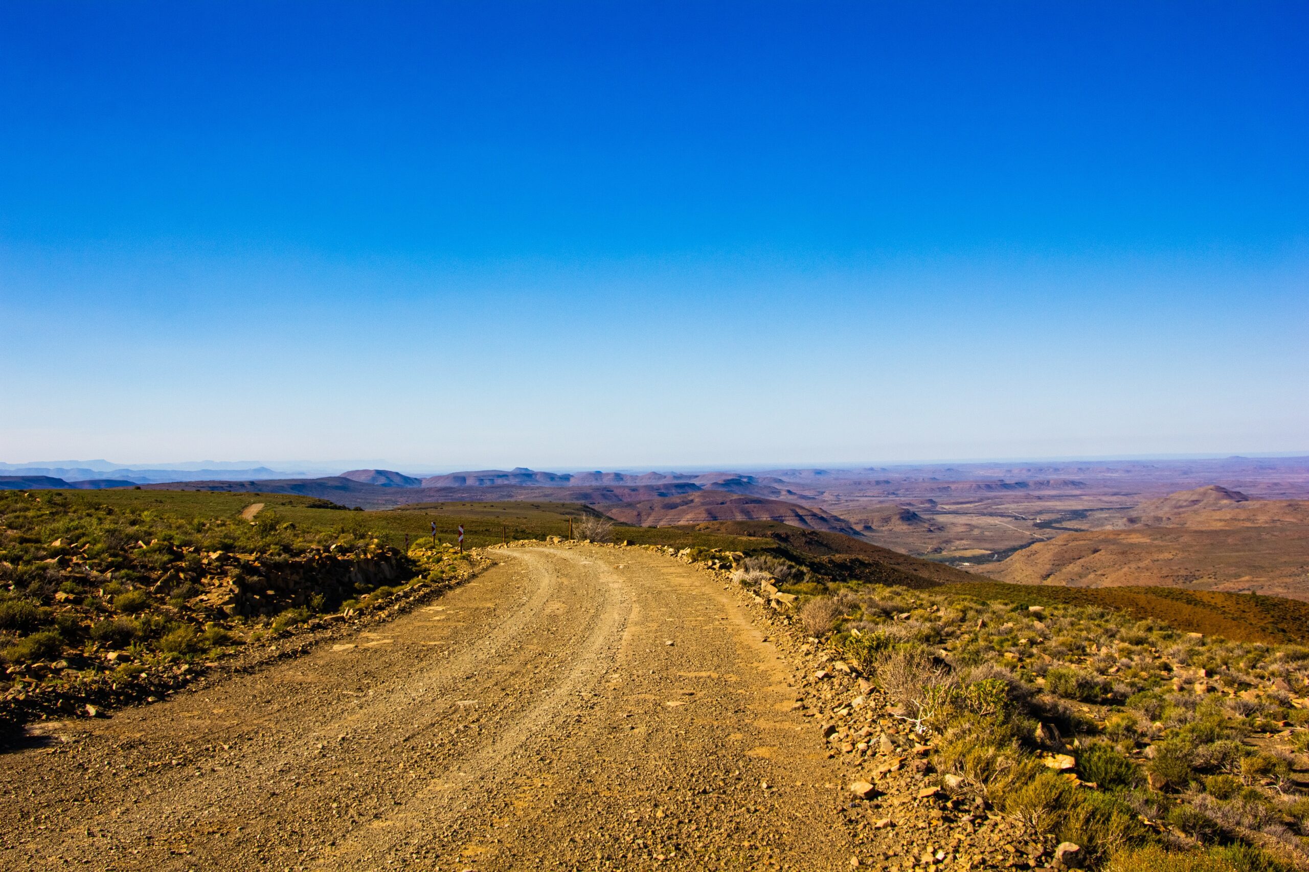 A photo of a gravel road in South Africa
