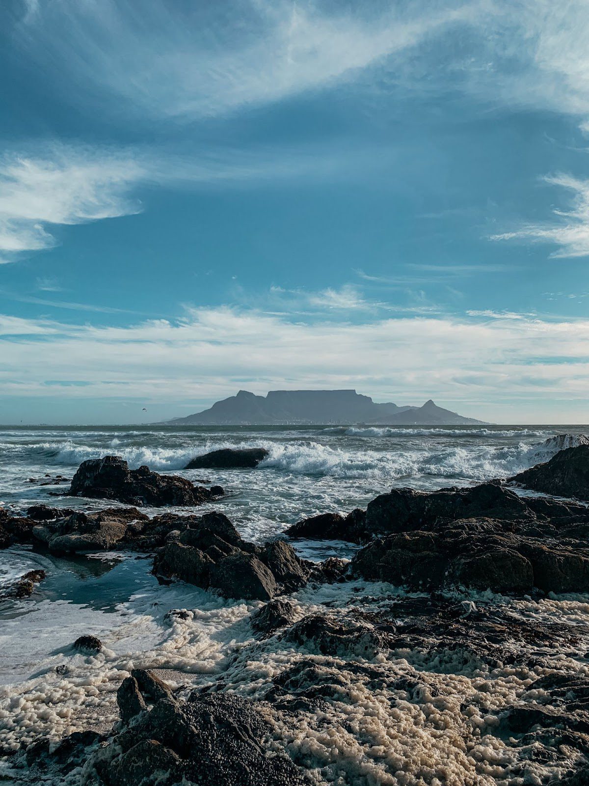 The breathtaking view of the famous Table Mountain from Blouberg Beach