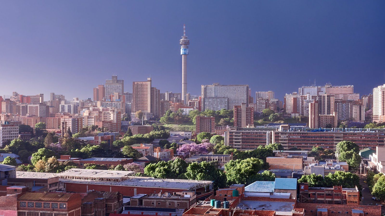 View of the city of Johannesburg, South Africa]