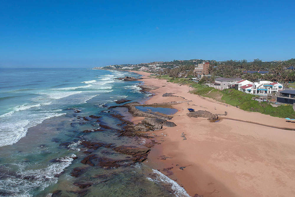 Coastline at Sheffield Beach, Kwazulu-Natal