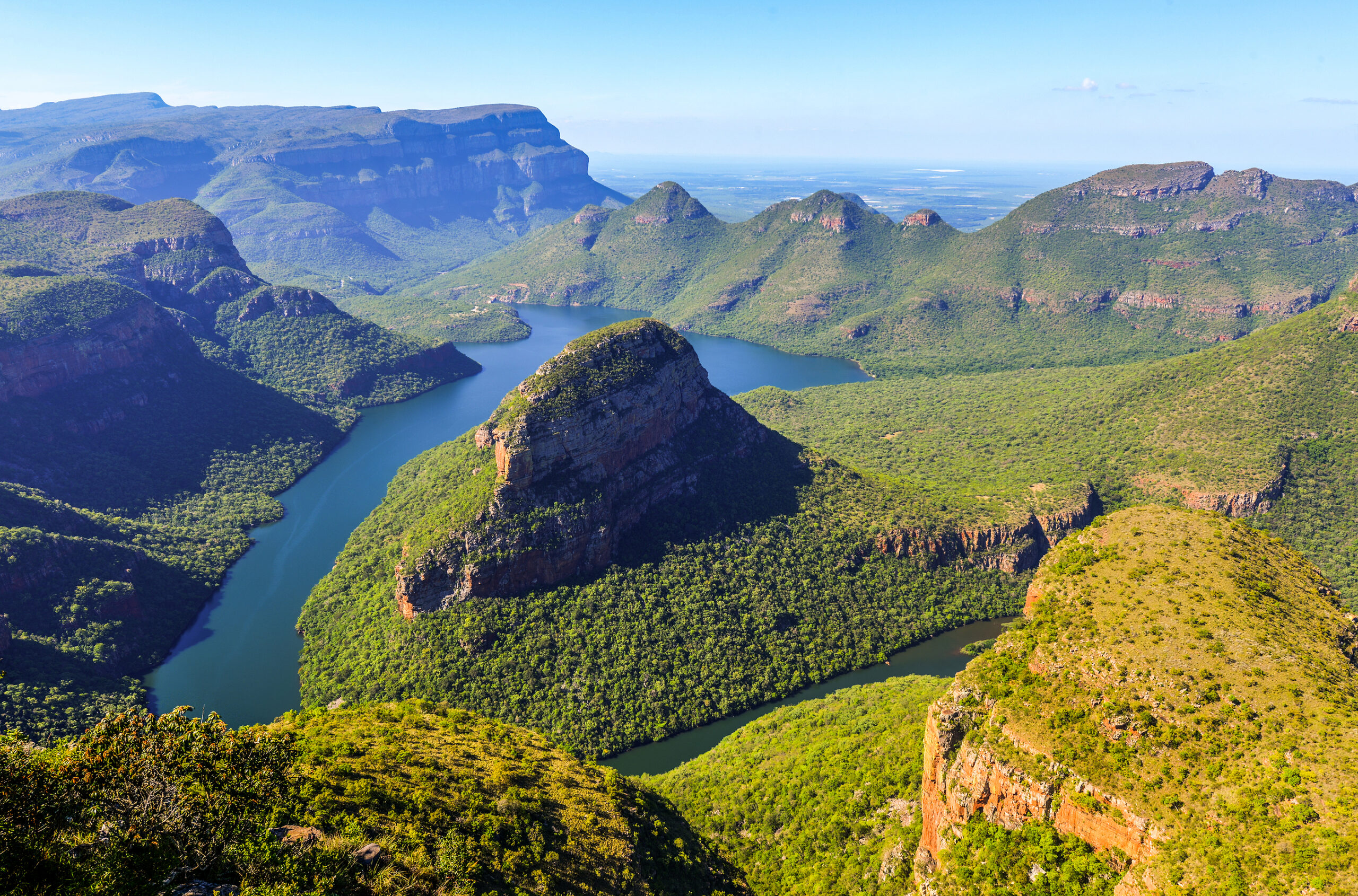 Blyde River Canyon And The Three Rondavels