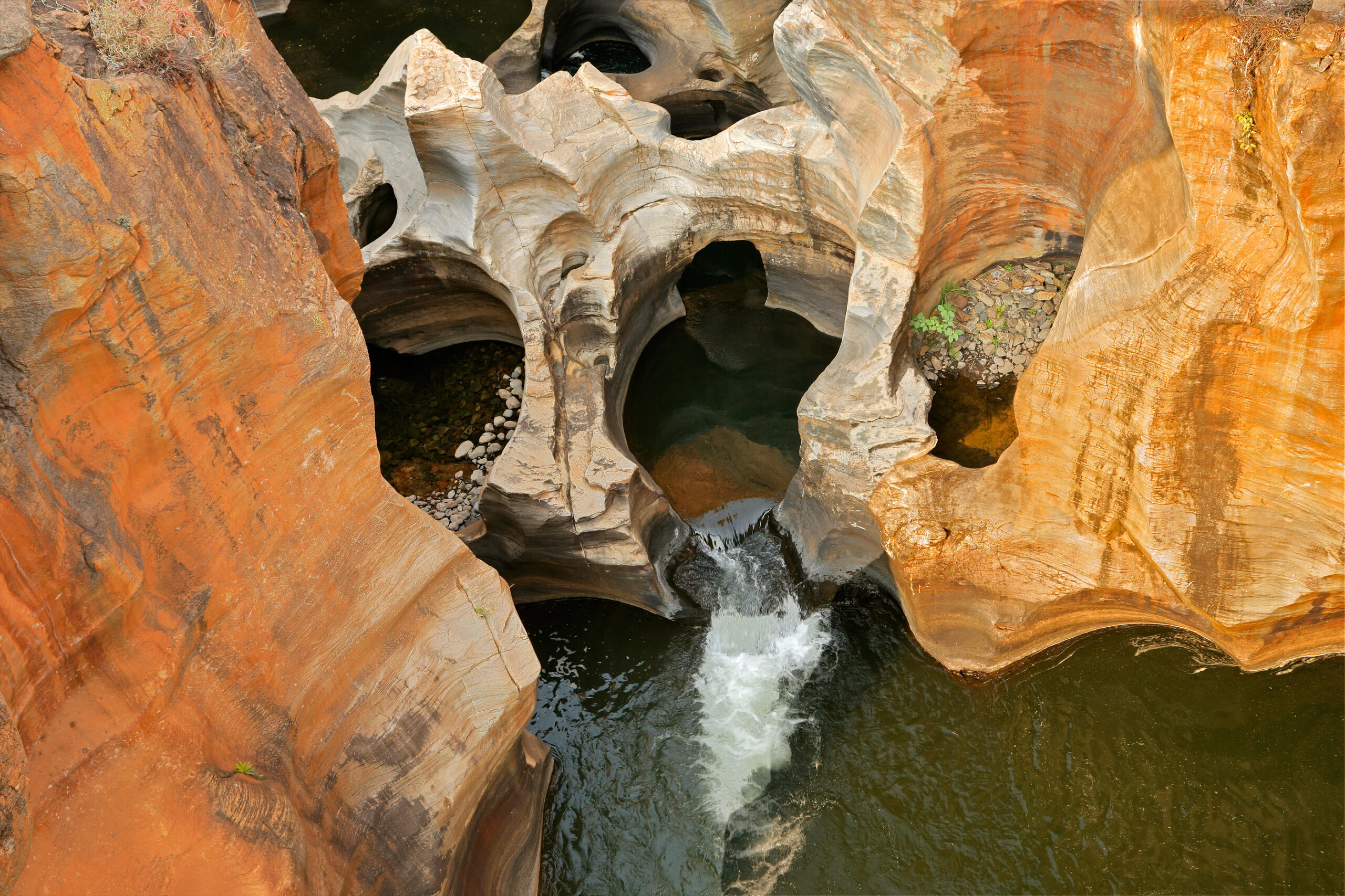 Bourke's Luck Potholes at the confluence of the Treur and Blyde rivers, Mpumalanga