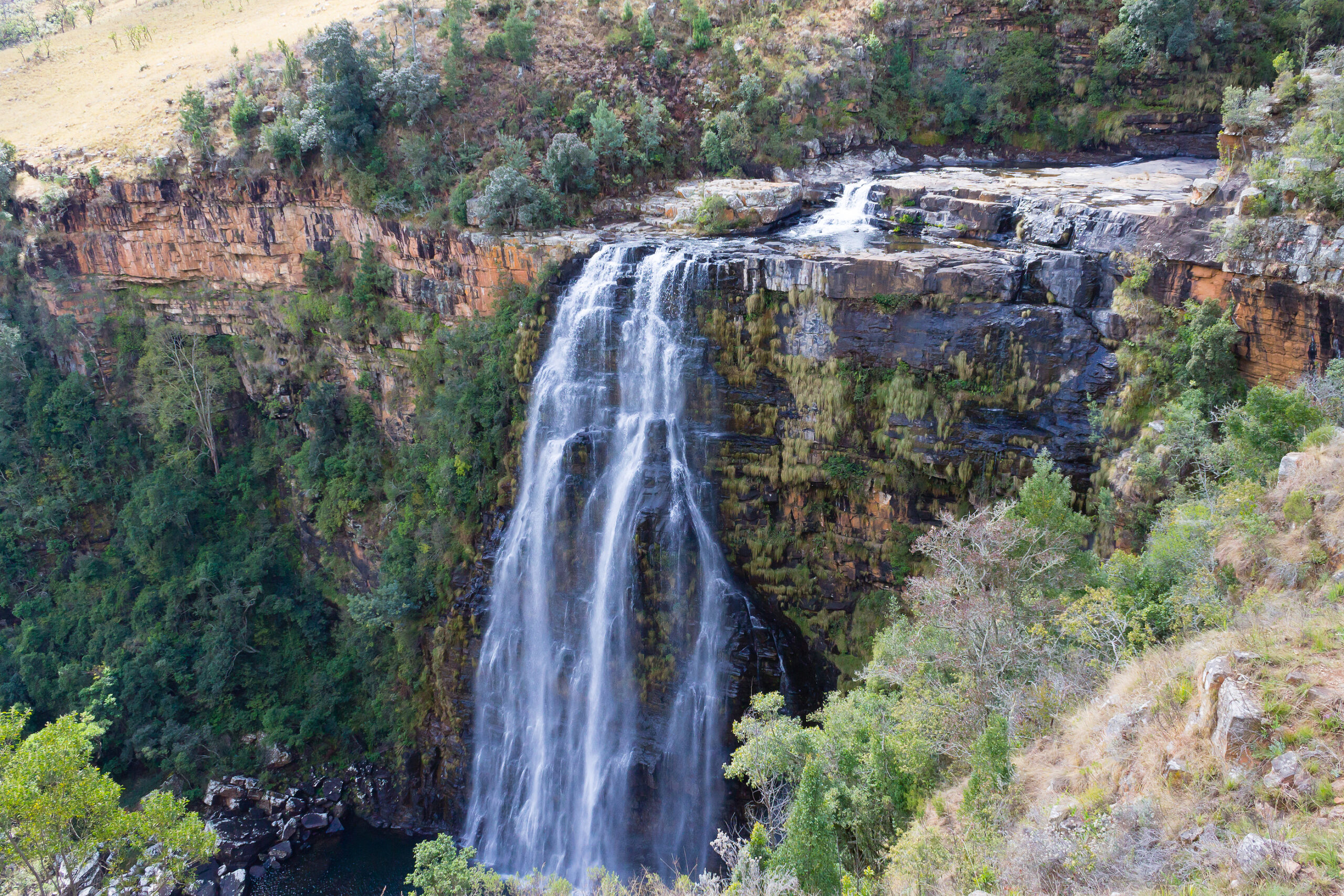 Lisbon Falls waterfall in the Blyde River Canyon area, Mpumalanga