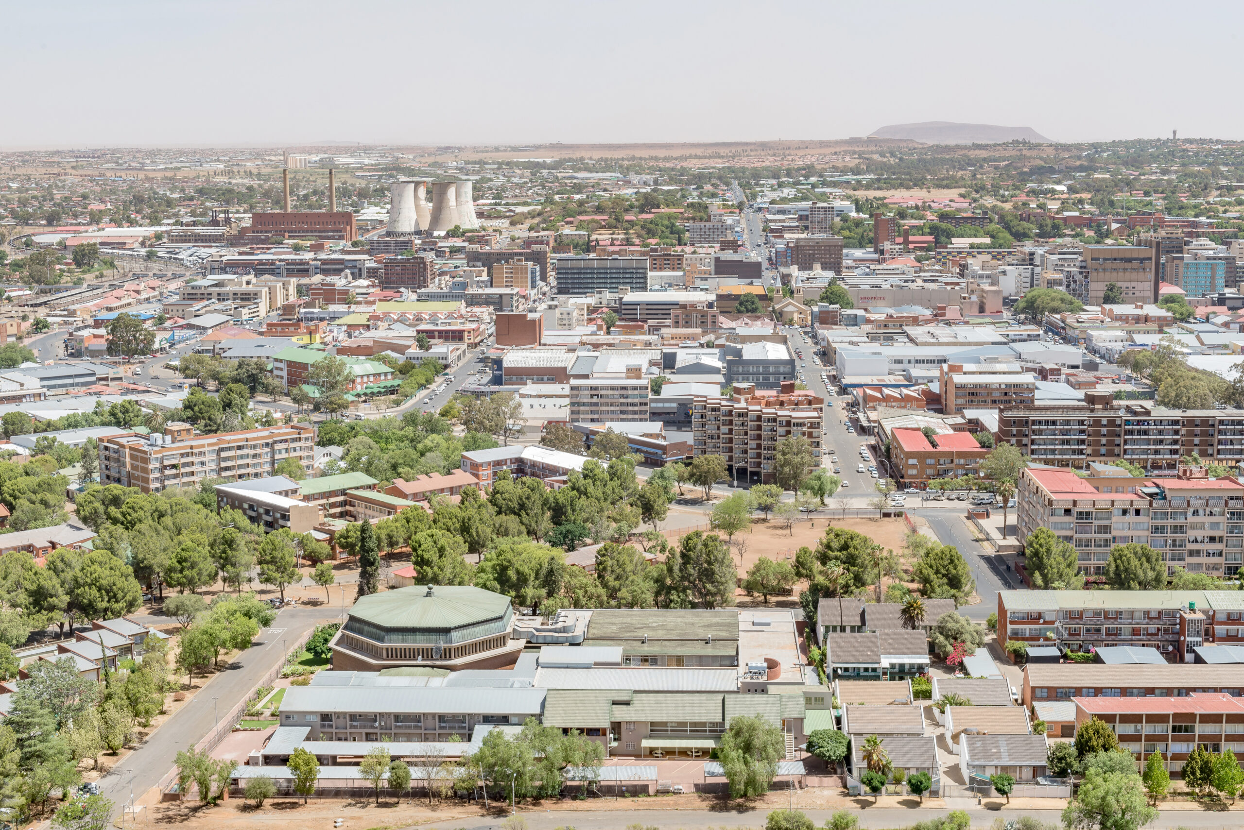 Part of Bloemfontein's Central Business District